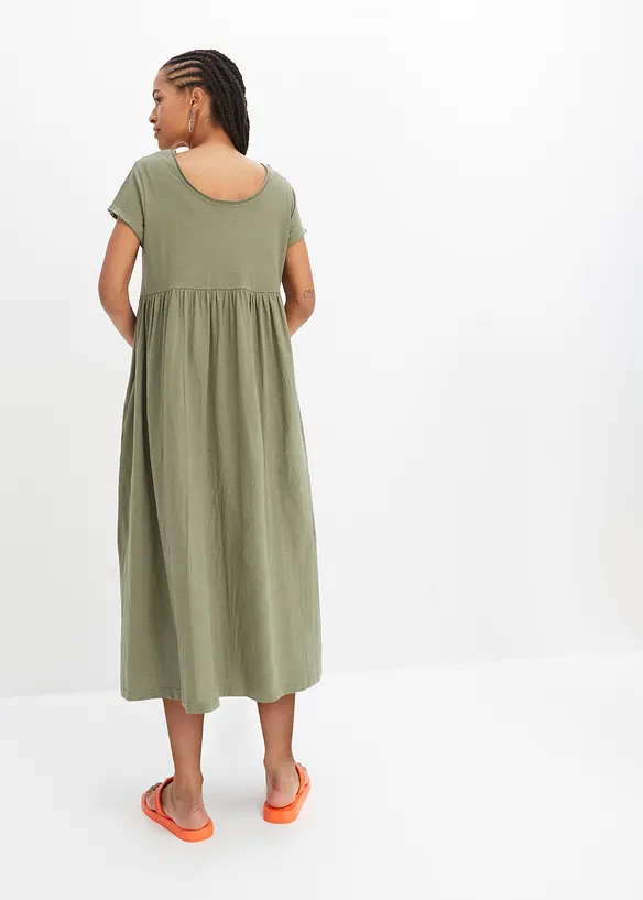 Midi jurk van katoen, bonprix