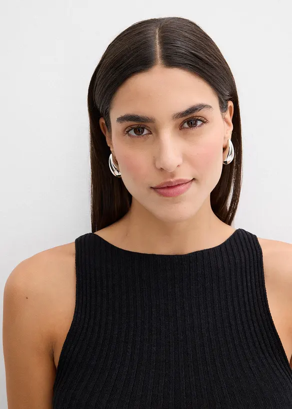 Gebreide top van een viscosemix, bonprix