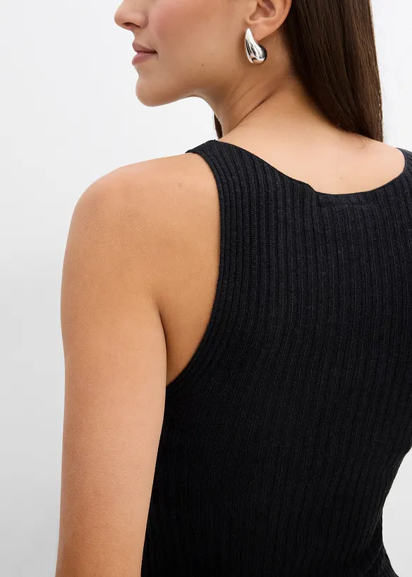 Gebreide top van een viscosemix, bonprix