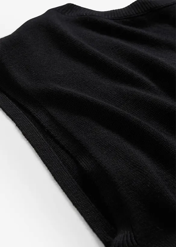 Ballonvormige gebreide top van fijne viscose, bonprix