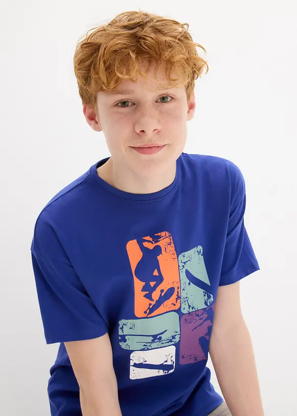 Jongens T-shirt van puur biologisch katoen, bonprix