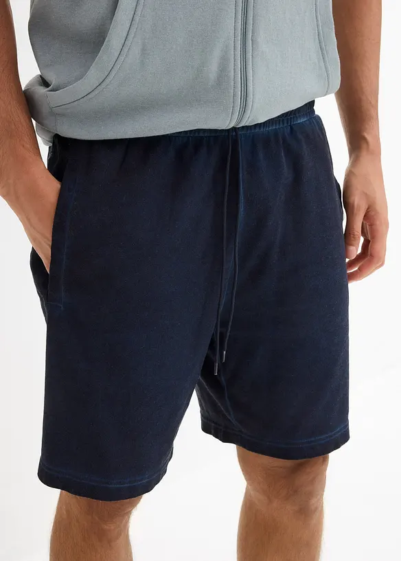 Sweat bermuda in een verwassen look, bonprix