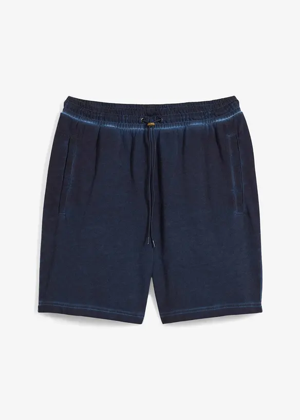 Sweat bermuda in een verwassen look, bonprix