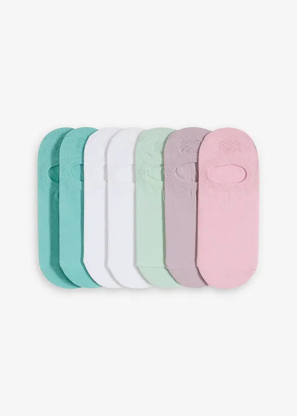 Kousenvoetjes met silicone strip (7 paar), bonprix