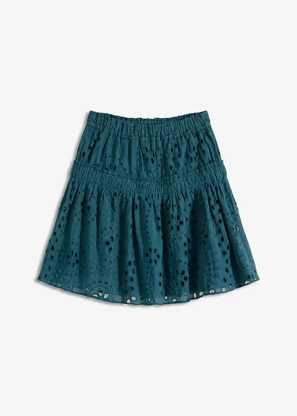 Minirok met eyeletborduursel, bonprix