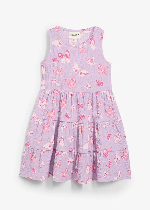 Jersey jurk van gestructureerde crêpe, bonprix