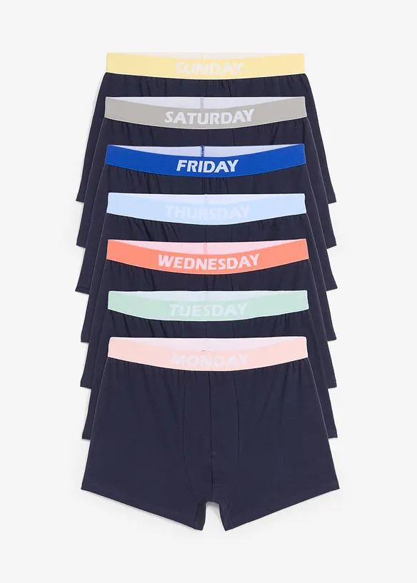 Strakke boxer met katoen (set van 7), bonprix