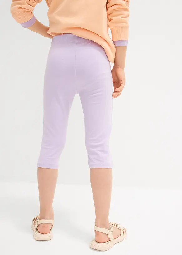 Capri legging van elastisch biologisch katoen (set van 2), bonprix