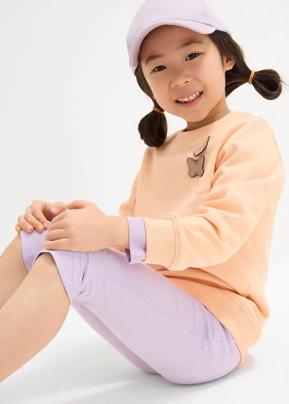 Capri legging van elastisch biologisch katoen (set van 2), bonprix