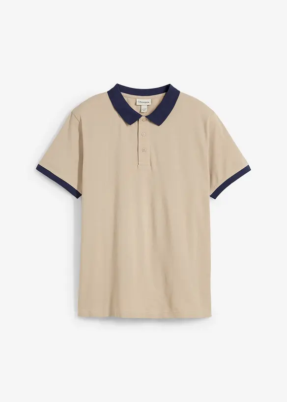 Piqué poloshirt van biologisch katoen, bonprix