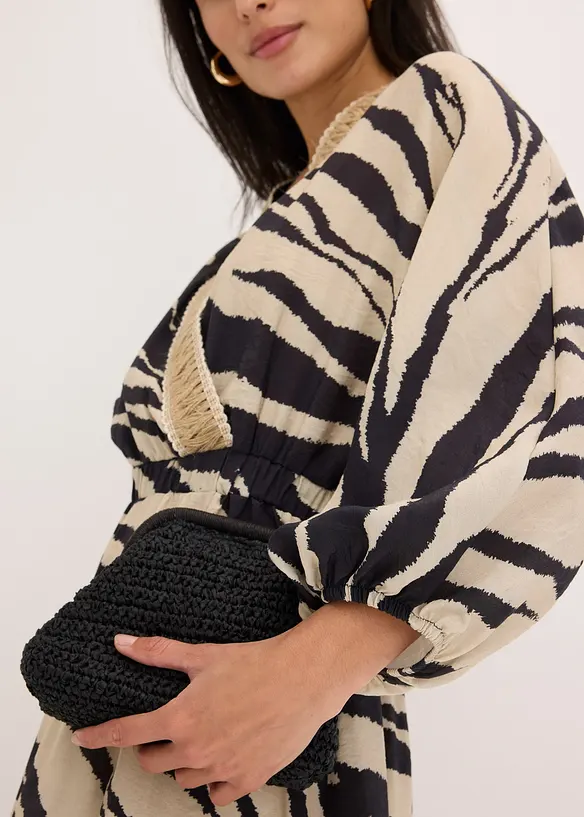 Midi jurk van soepele viscose, bonprix