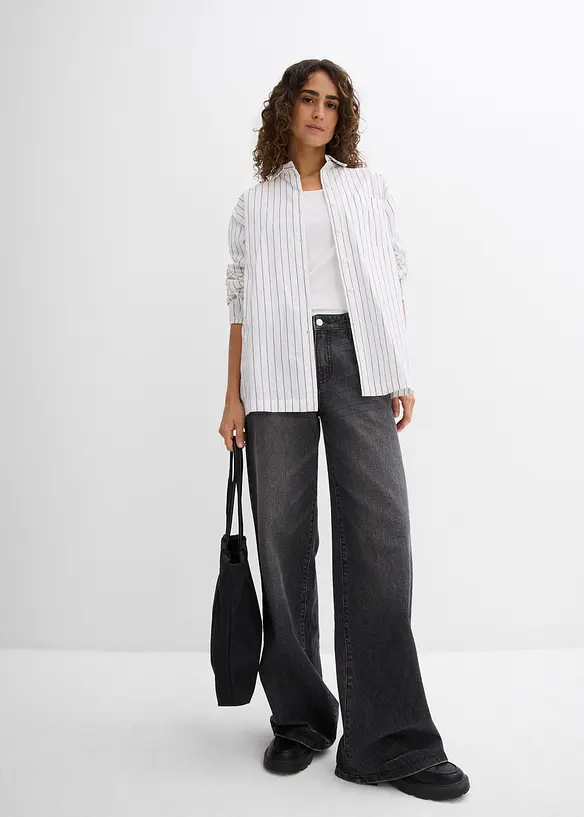 T-shirt van soepele viscose (set van 2), bonprix