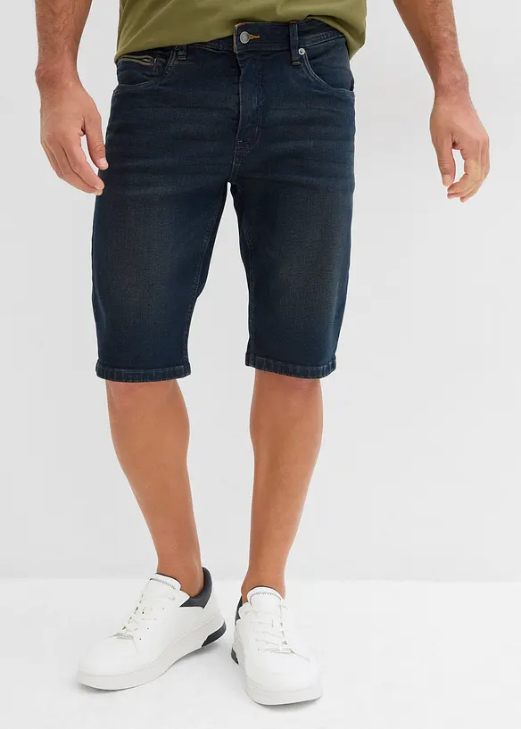 Stretch jeans bermuda, slim fit, bonprix