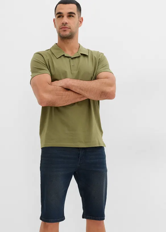 Stretch jeans bermuda, slim fit, bonprix