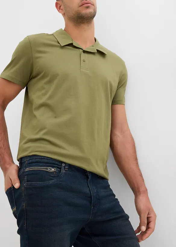 Stretch jeans bermuda, slim fit, bonprix
