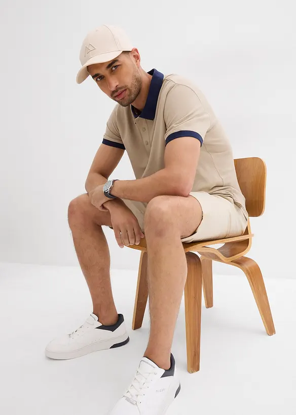 Piqué poloshirt van biologisch katoen, bonprix