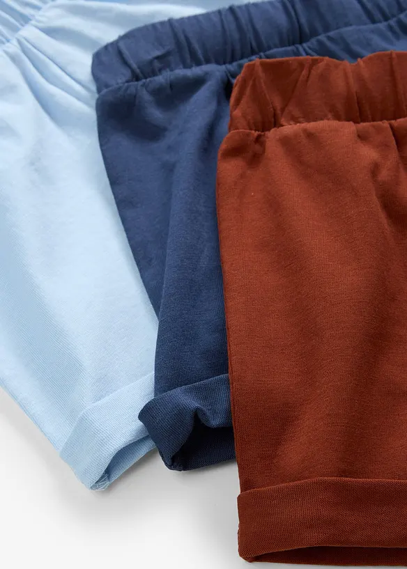 Baby short van biologisch katoen (set van 3), bonprix