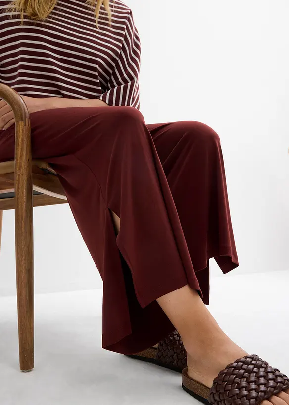 Jersey broek met een comfortabele band, bonprix