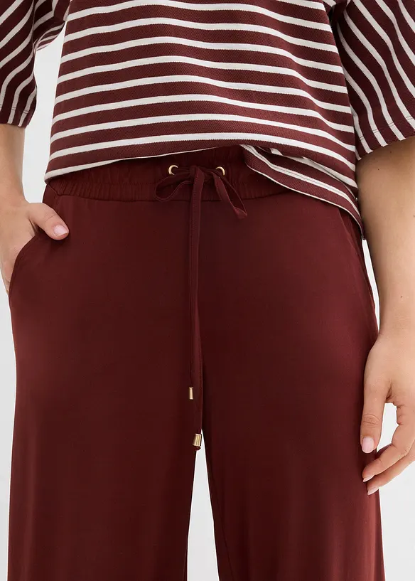 Jersey broek met een comfortabele band, bonprix