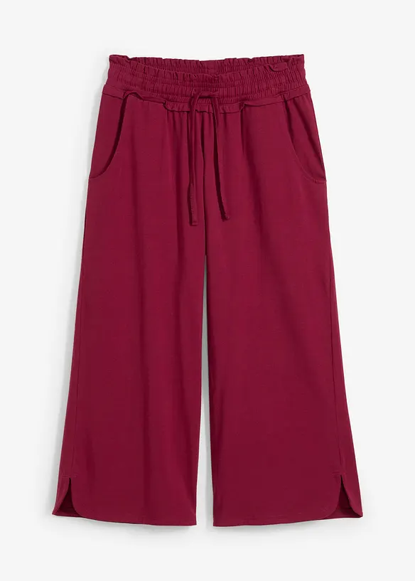 Jersey broek in een katoenmix, bonprix