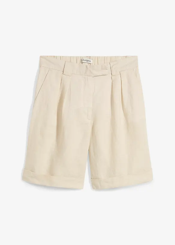 Linnen bermuda, bonprix