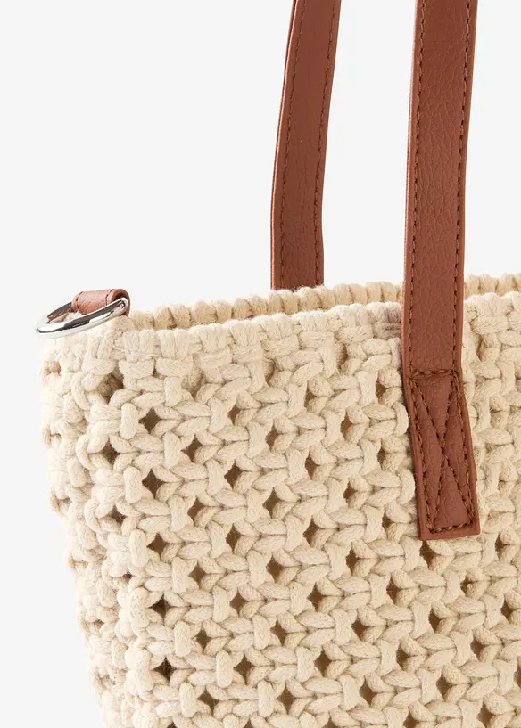 Macramé handtas, bonprix