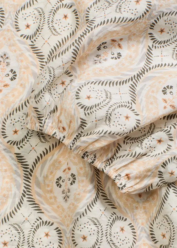 Gedessineerde tuniekblouse van een fijne viscosemix, bonprix
