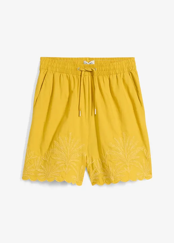 Short met zijde, bonprix