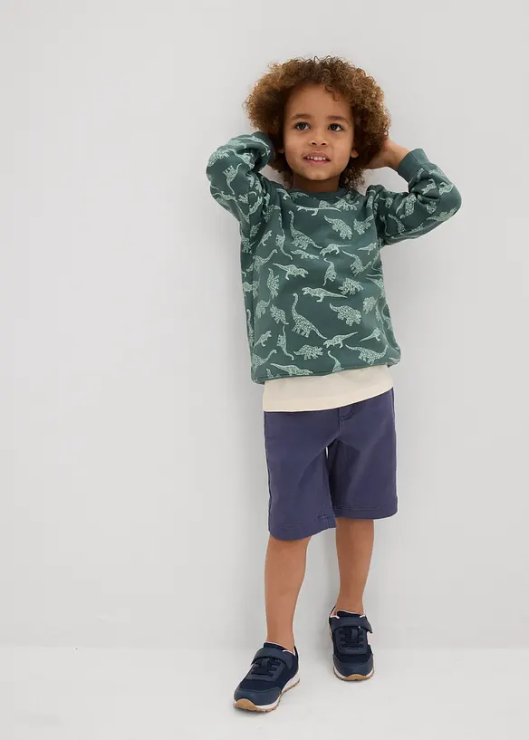 Regular fit stretch bermuda, bonprix