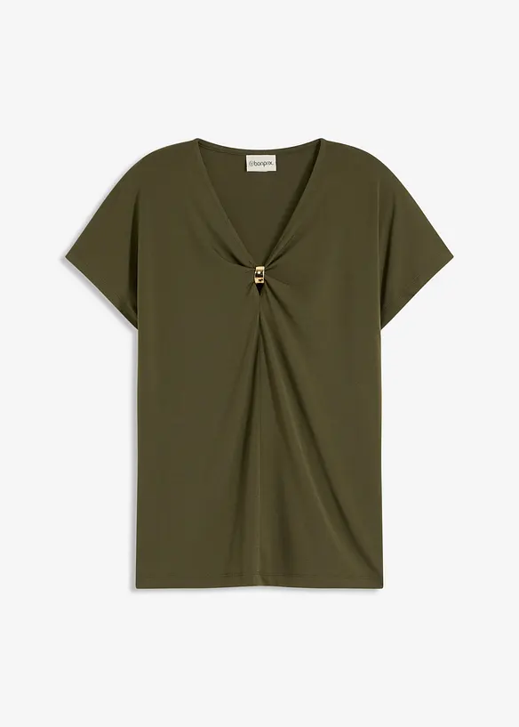 Shirt met een decoratieve ring, bonprix