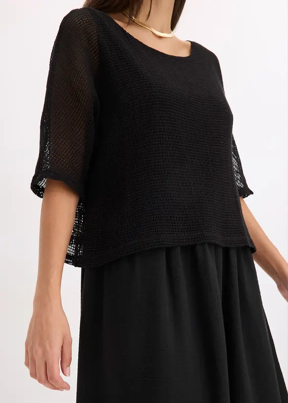 Jurk in 2-in-1 look, bonprix