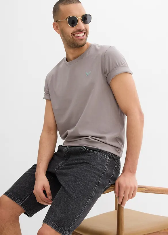 Stretch jeans bermuda, relaxed fit, bonprix