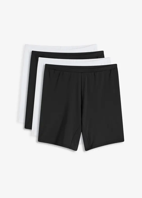 Middellange tailleboxer met biologisch katoen (set van 4), bonprix