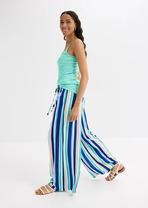 Spaghetti top van biologisch katoen (set van 3), bonprix