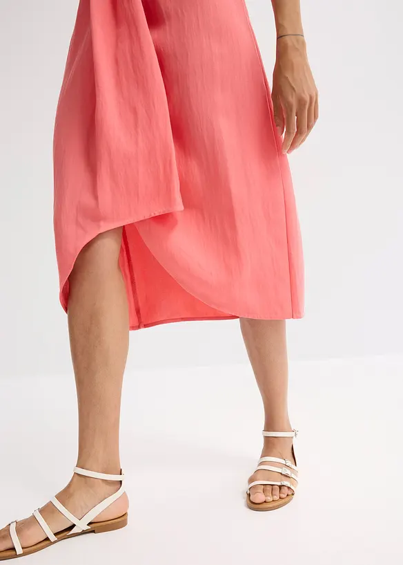 Midirok van lichte crèpe, bonprix