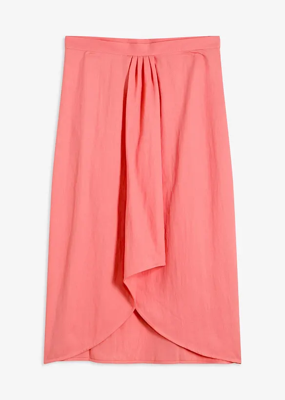 Midirok van lichte crèpe, bonprix