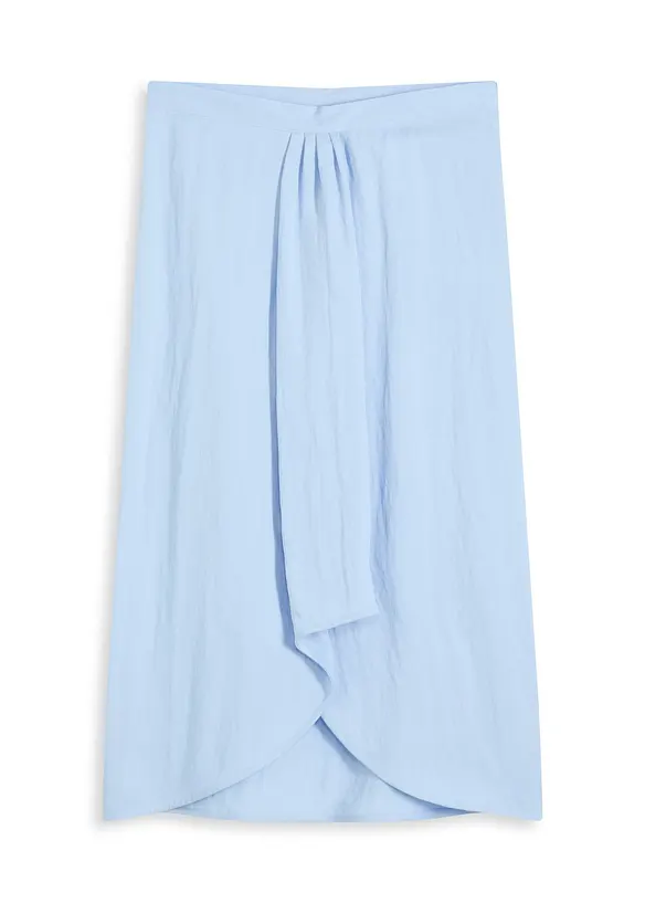 Midirok van lichte crèpe, bonprix