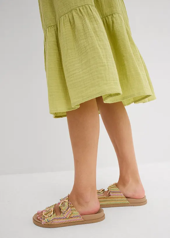 Jurk van zacht mouselline, bonprix