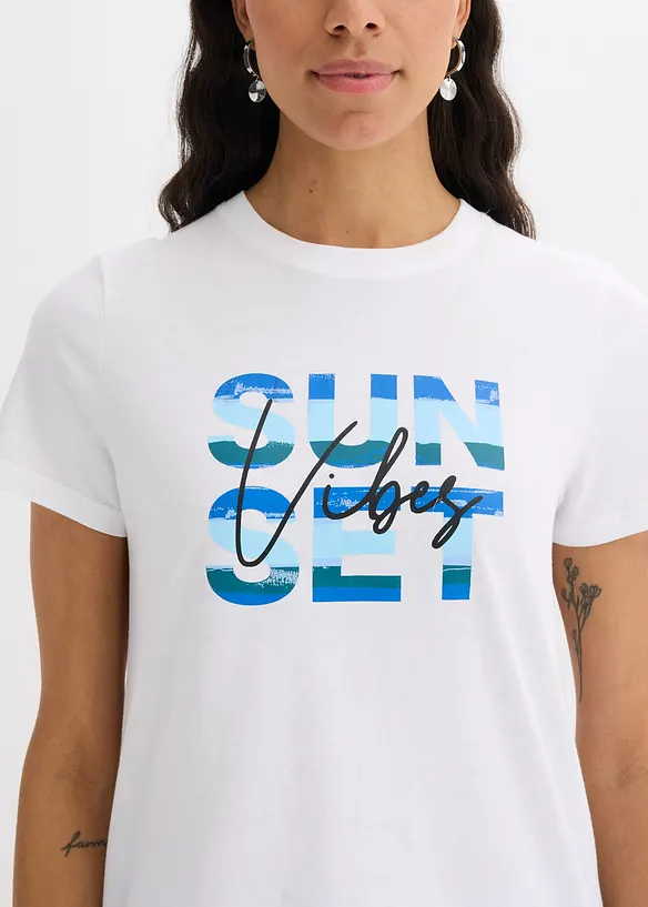T-shirt van katoen, bonprix