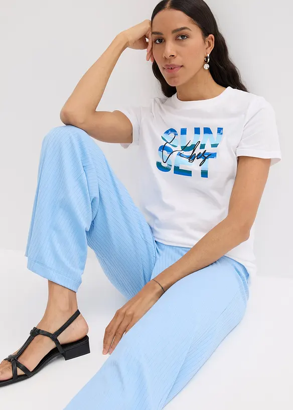T-shirt van katoen, bonprix