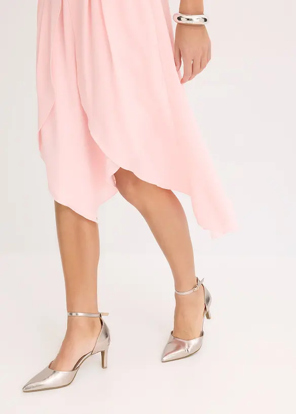Midi rok met ruches, bonprix