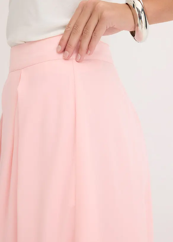 Midi rok met ruches, bonprix