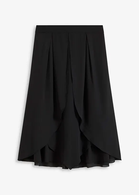 Midi rok met ruches, bonprix