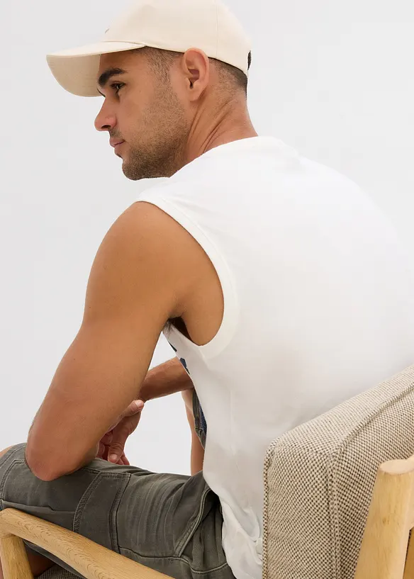Muscle shirt van puur katoen (set van 2), bonprix