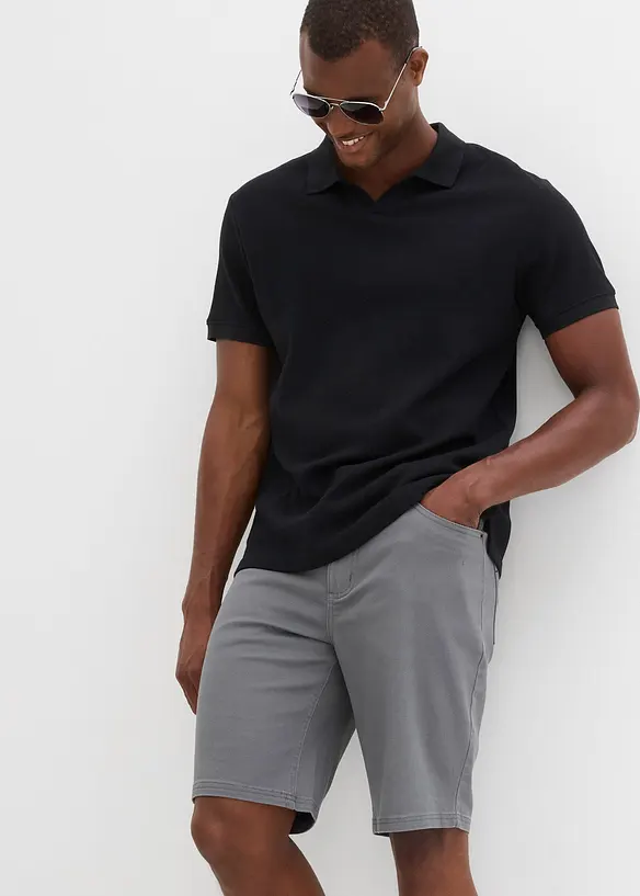 Classic fit stretch bermuda, bonprix
