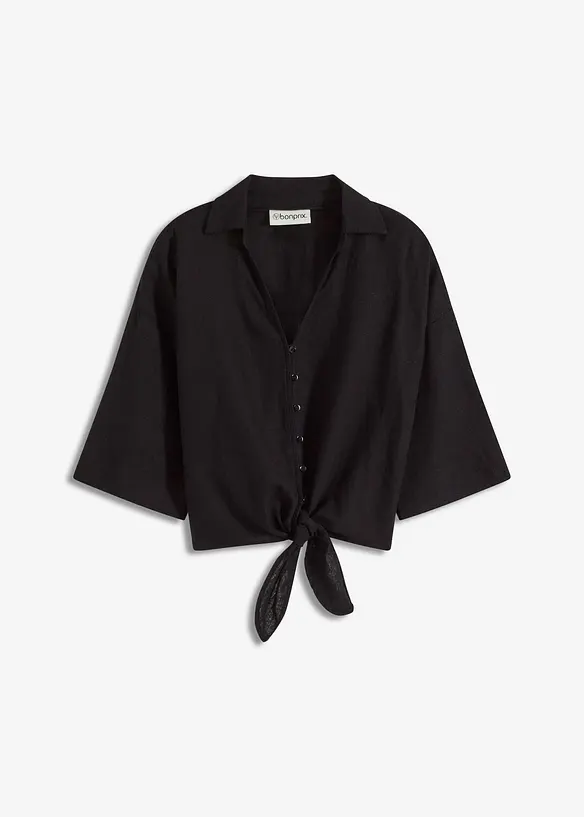 Linnen blouse, bonprix