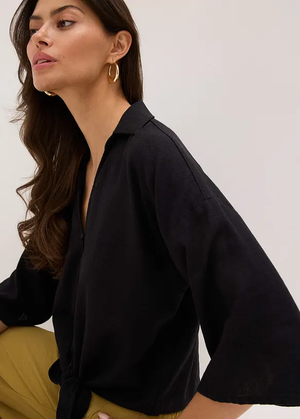 Linnen blouse, bonprix