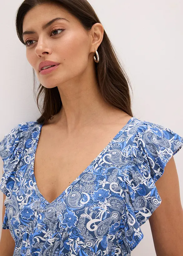 Top met volants, bonprix