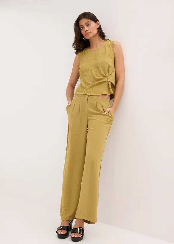 Getextureerde broek, bonprix