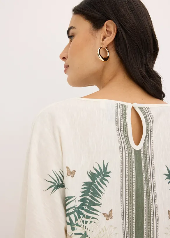 Gedessineerde shirt tuniek, bonprix